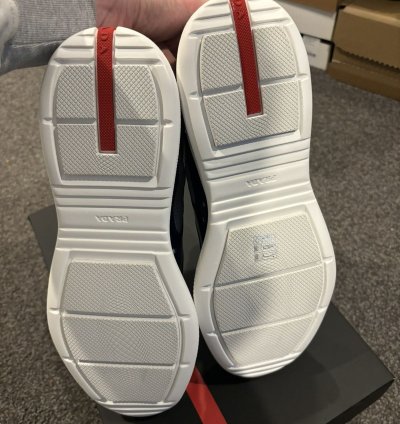 Prada Americas Cup Sneaker Patent Leather 10 5 New