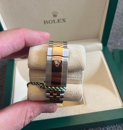 Rolex Datejust 36 Rolesor Everose Boitier 126231 Bracelet Jubile 62801 Unworn