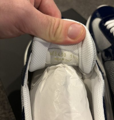 Prada Americas Cup Sneaker Patent Leather 10 5 New