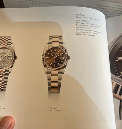 Rolex Datejust 36 Rolesor Everose Boitier 126231 Bracelet Jubile 62801 Unworn