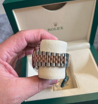 Rolex Datejust 36 Rolesor Everose Boitier 126231 Bracelet Jubile 62801 Unworn
