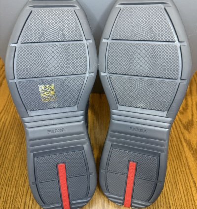 Prada Americas Cup Soft Rubber Sneaker steel Gray