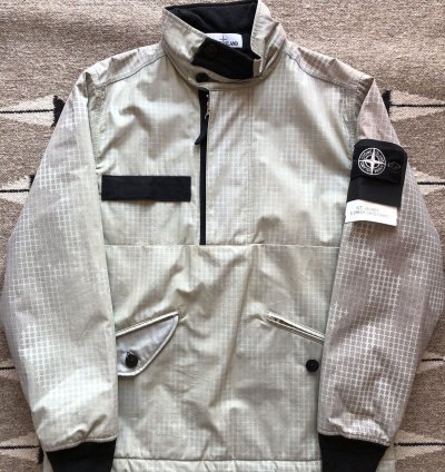 Stone Island Ice Jacket Check Grid Camo