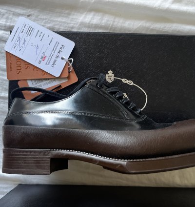 Prada Aw12 Runway Thick Soles Rubber Brogues