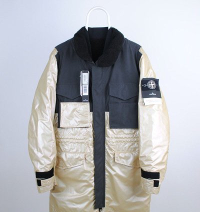 Stone Island Iridescent Coating Tela With Reflex Mat Jacket
