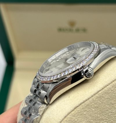 Rolex Datejust 36 Vi Ix Silver Roman Dial Jubilee