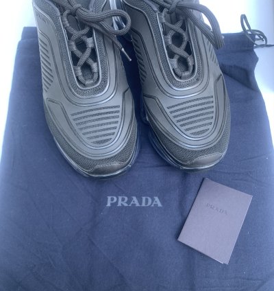 Prada Black Cloudbust Technical Air Fabric Sneaker