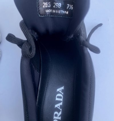Prada Black Cloudbust Technical Air Fabric Sneaker