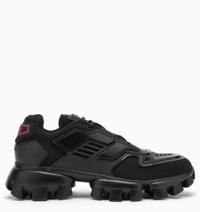 Prada Black Cloudbust Thunder Knit Sneakers