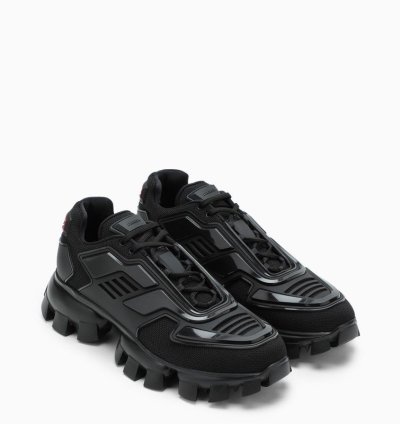 Prada Black Cloudbust Thunder Knit Sneakers