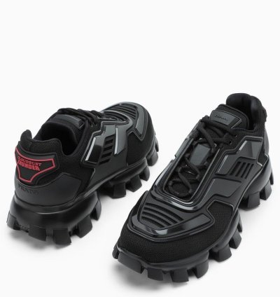 Prada Black Cloudbust Thunder Knit Sneakers
