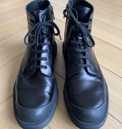 Prada Black Leather Boots
