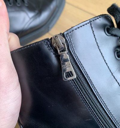 Prada Black Leather Boots