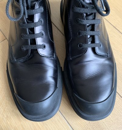 Prada Black Leather Boots