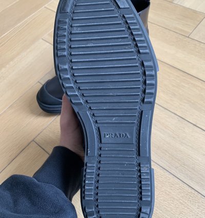 Prada Black Leather Boots
