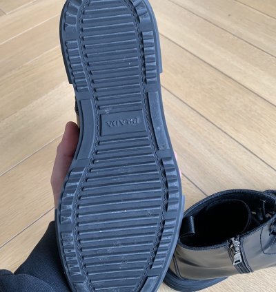 Prada Black Leather Boots