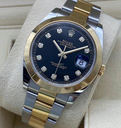 Rolex Datejust 41 126303 Black Diamond Oyster