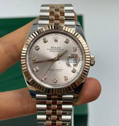 Rolex Datejust 41 126331g Sundust Dial Jubilee