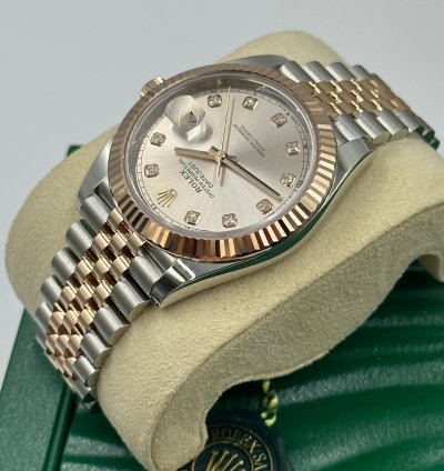 Rolex Datejust 41 126331g Sundust Dial Jubilee
