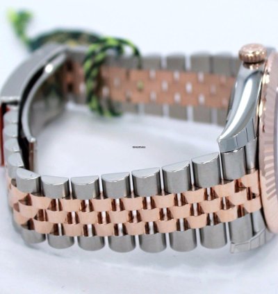 Rolex Datejust 41 41mm 126331 Jubilee 18k Rose Gold Ss Diamond Dial
