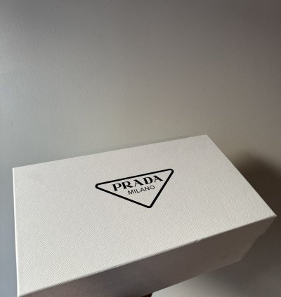 Prada Black Mellow Rubber Mules