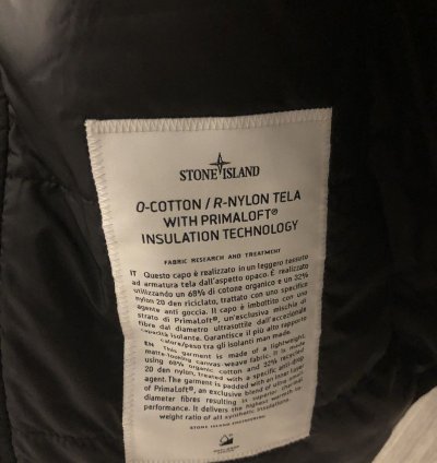 Stone Island Jacket Ss21 black - Size Xxl