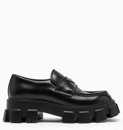 Prada Black Monolith 60mm Loafer