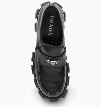 Prada Black Monolith 60mm Loafer