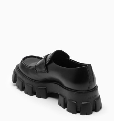 Prada Black Monolith 60mm Loafer