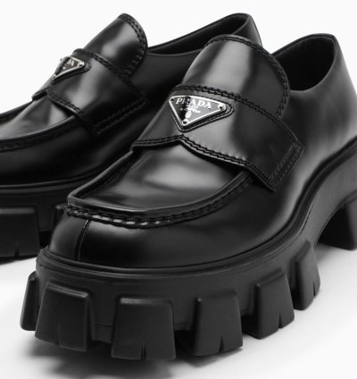 Prada Black Monolith 60mm Loafer