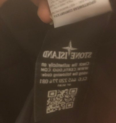 Stone Island Jacquard Nylon Metal Black