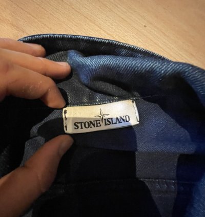 Stone Island Jeans Vest White Badge