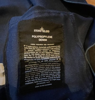 Stone Island Jeans Vest White Badge