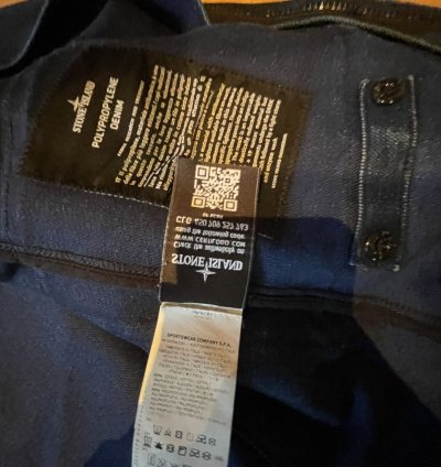 Stone Island Jeans Vest White Badge