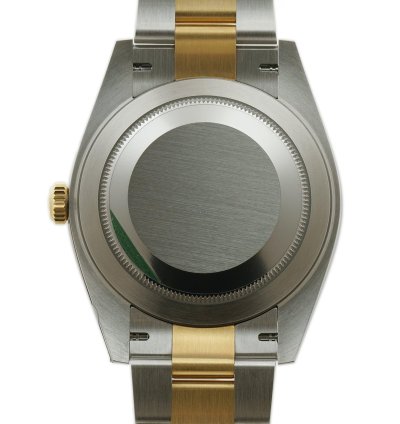 Rolex Datejust 41 41mm Steel Yellow Gold Black Diamond Dial Oyster Bracelet