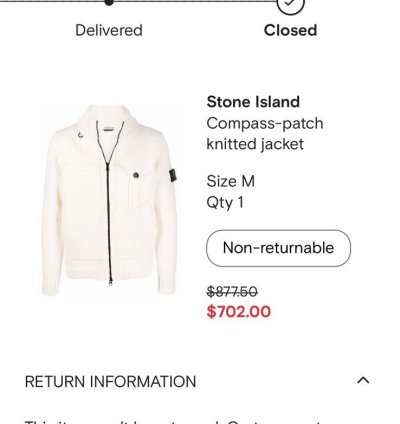 Stone Island Knitted Jacket