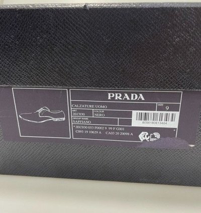Prada Black Spazzolato Saffiano Loafers