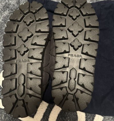 Prada Blow Padded Nylon Mule Size 10