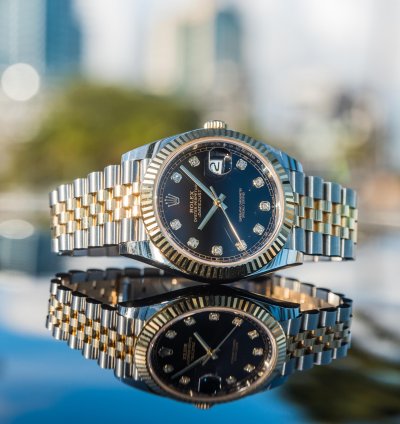 Rolex Datejust 41 Black Diamond Set Dial - Jubilee Bracelet