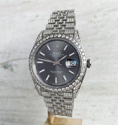 Rolex Datejust 41 Diamanten 41mm Iced Out 2023 Unworn Brillanten Diamonds 126300