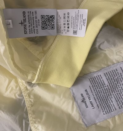 Stone Island Lamy Velour Nylon Jacket