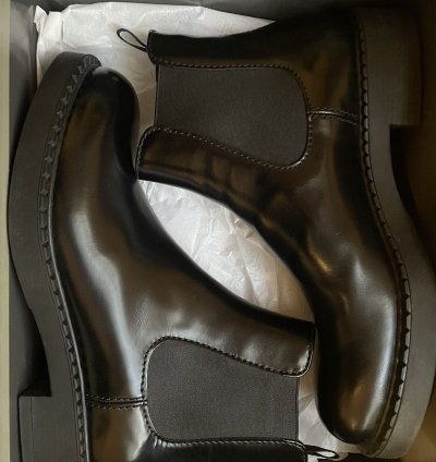 Prada Brushed Leather Chelsea Boot