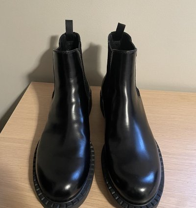 Prada Brushed Leather Chelsea Boot