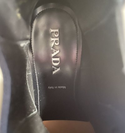 Prada Brushed Leather Chelsea Boot