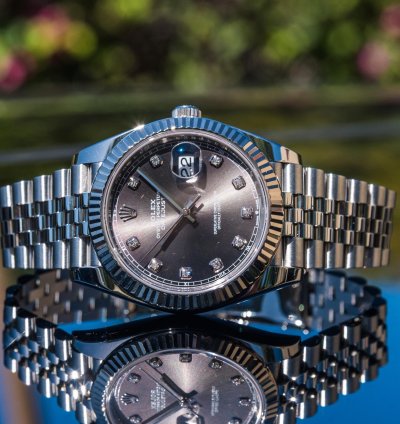 Rolex Datejust 41 Slate Diamond-set Dial