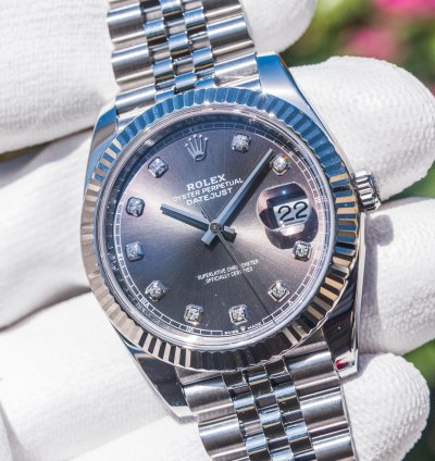 Rolex Datejust 41 Slate Diamond-set Dial