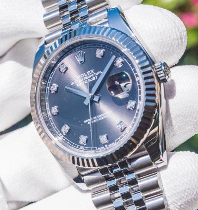 Rolex Datejust 41 Slate Diamond-set Dial