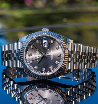 Rolex Datejust 41 Slate Diamond-set Dial