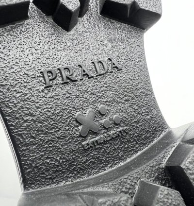 Prada Brushed Leather Lace-up Shoes
