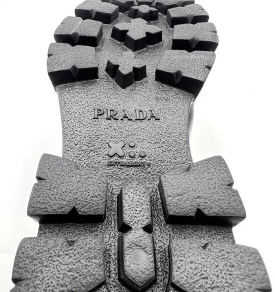 Prada Brushed Leather Lace-up Shoes